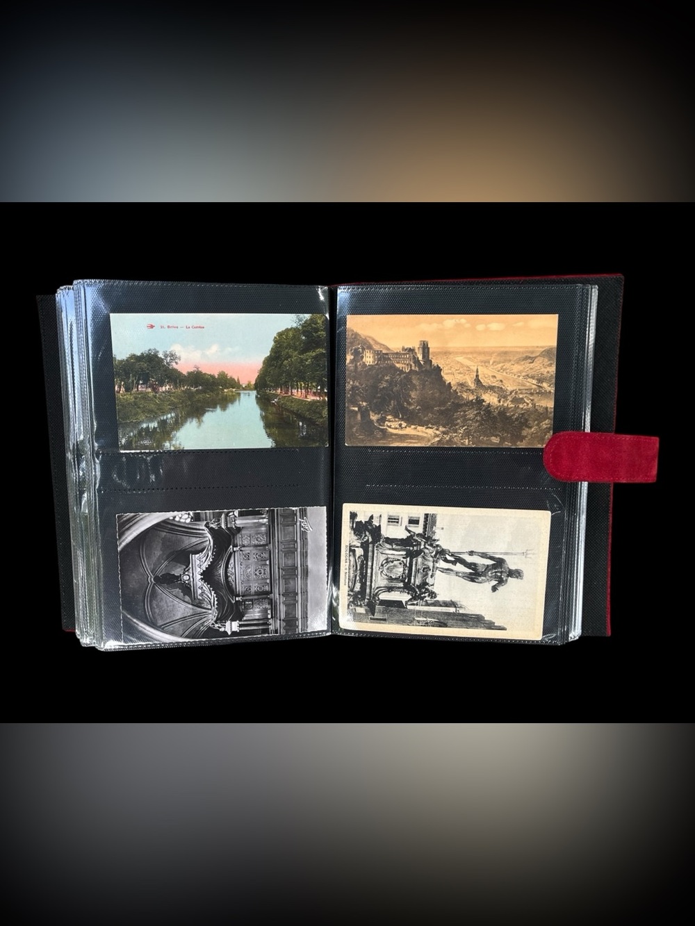 Book of 200 Vintage European Postcards Germany France Italy + more